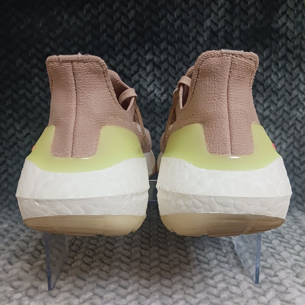 Adidas UltraBoost 21 Women's Athletic Running Shoes Pink Beige White Size 11 - Picture 3 of 15